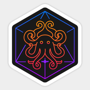 Psychedelic Rave Sacred Geometry Octopus Sticker